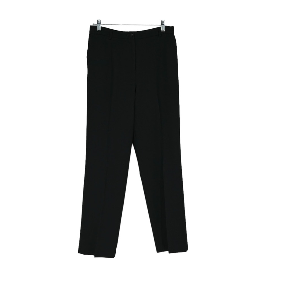 *Pendleton Size 10 Black Lined 100% Virgin Wool Trousers Dress Pants